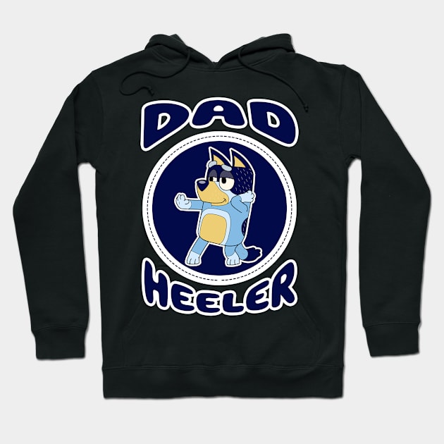 Dad Heeler III Hoodie by Gunung Sambojorka